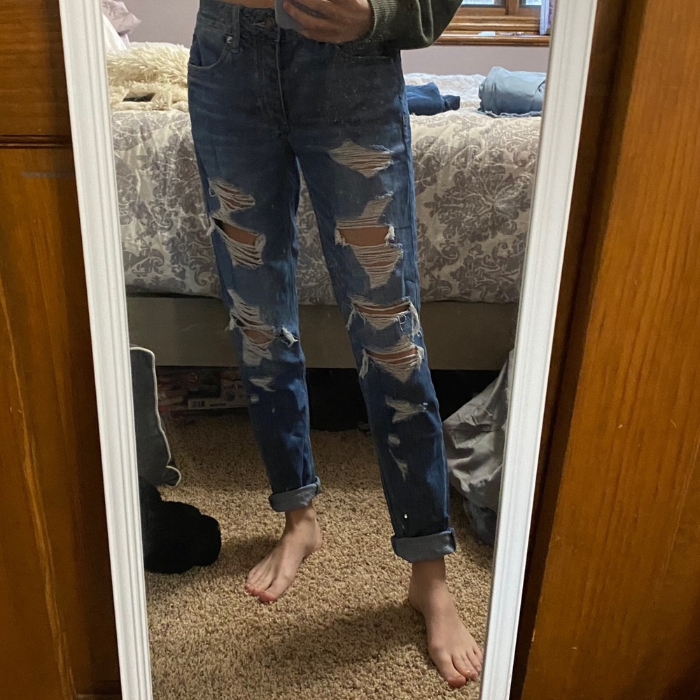 American Eagle Tomgirl Jeans Size 0